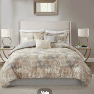 Madison Park Beacon 7 Piece Comforter Set - King - All NWT